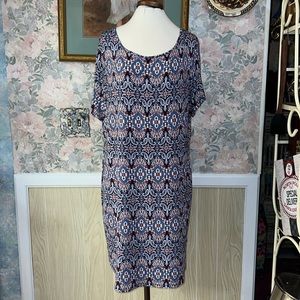 3X Women's Kristin Nicole Patterned Dress